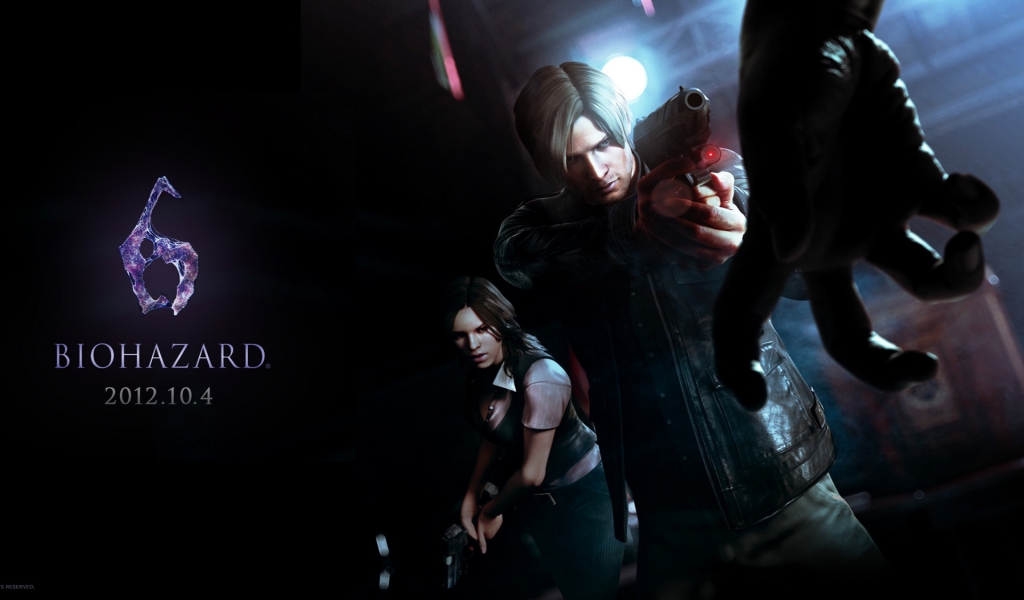 Resident Evil 6 for 1024 x 600 widescreen resolution