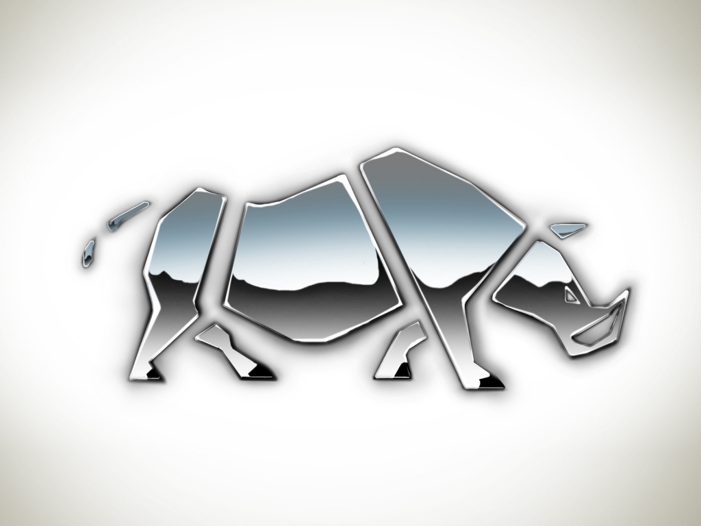 Rhino Shape for 1024 x 768 resolution
