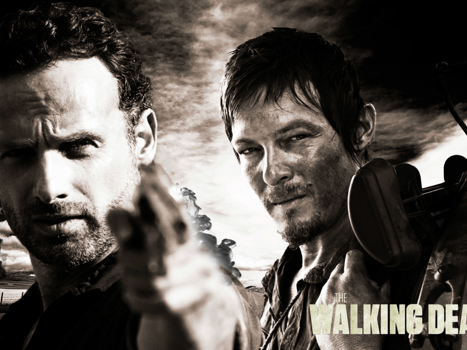 Rick and Daryl The Walking Dead for 1600 x 1200 resolution