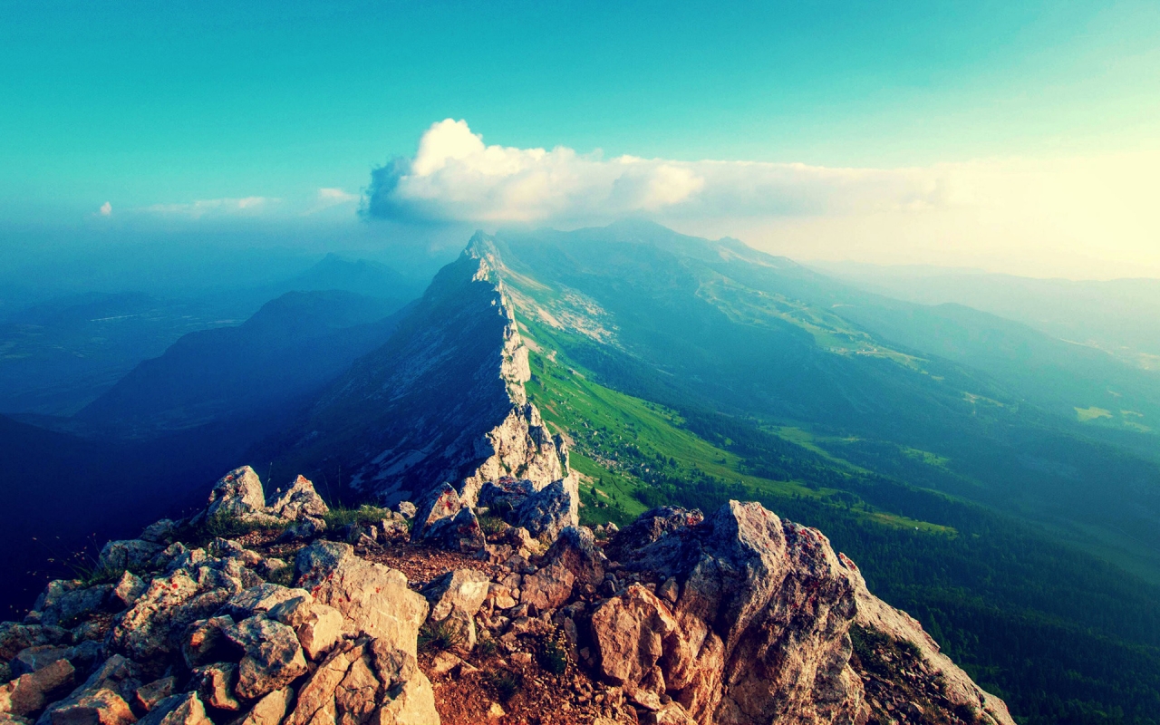 Ridge Mountains for 1280 x 800 widescreen resolution