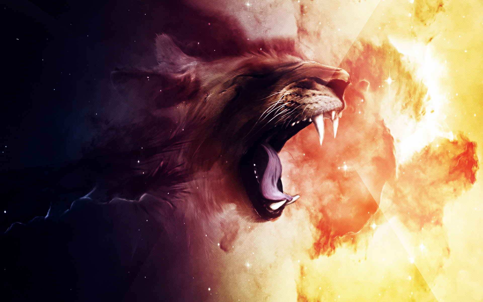 Rigid Space Lion for 1920 x 1200 widescreen resolution