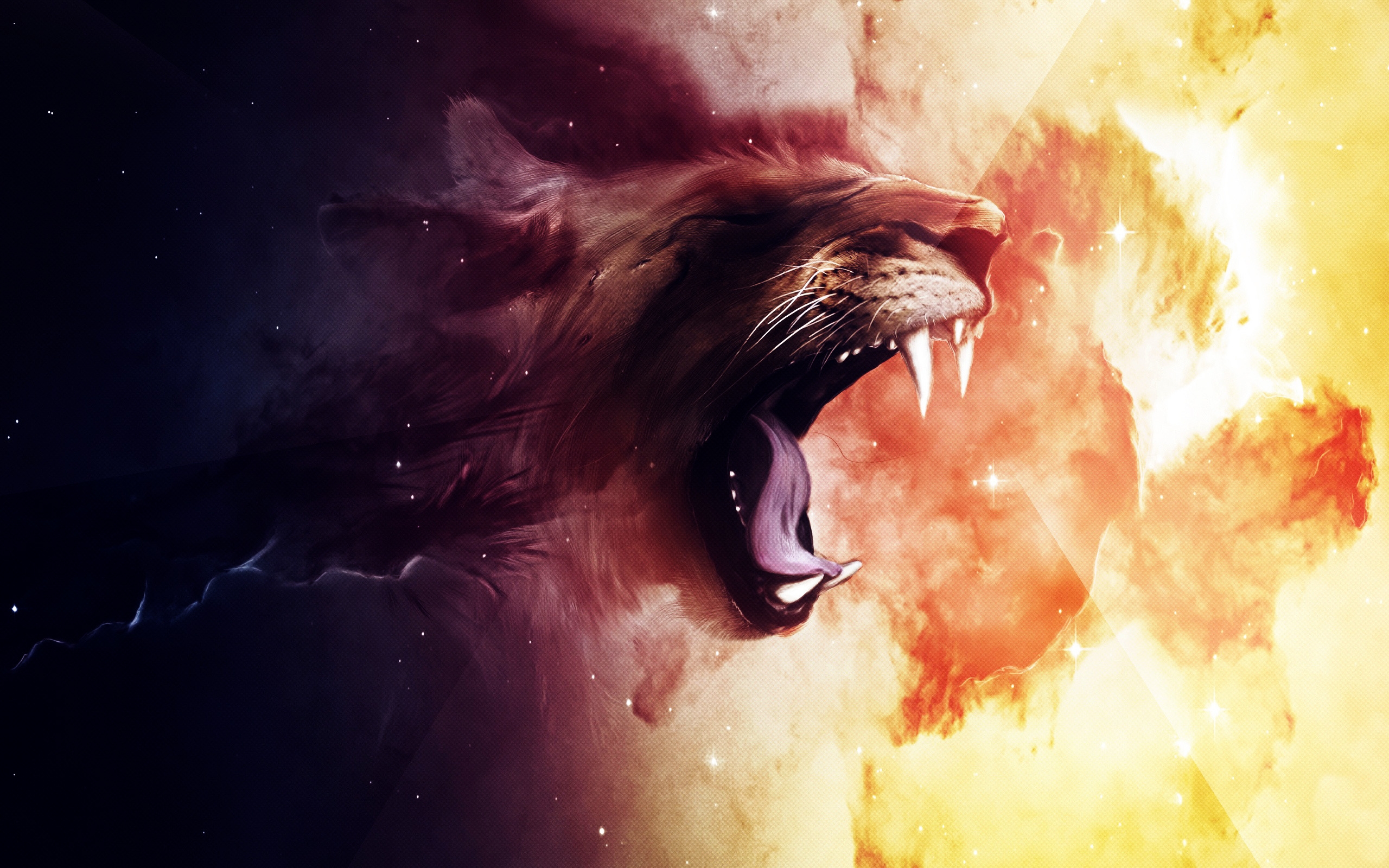 Rigid Space Lion for 2560 x 1600 widescreen resolution