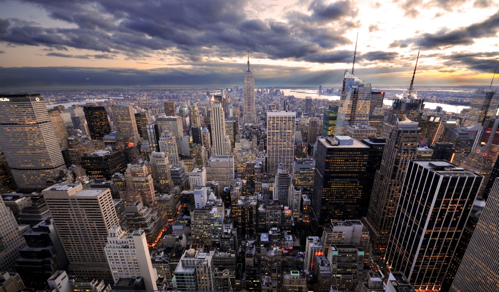 Rockefeller\'s View for 1024 x 600 widescreen resolution