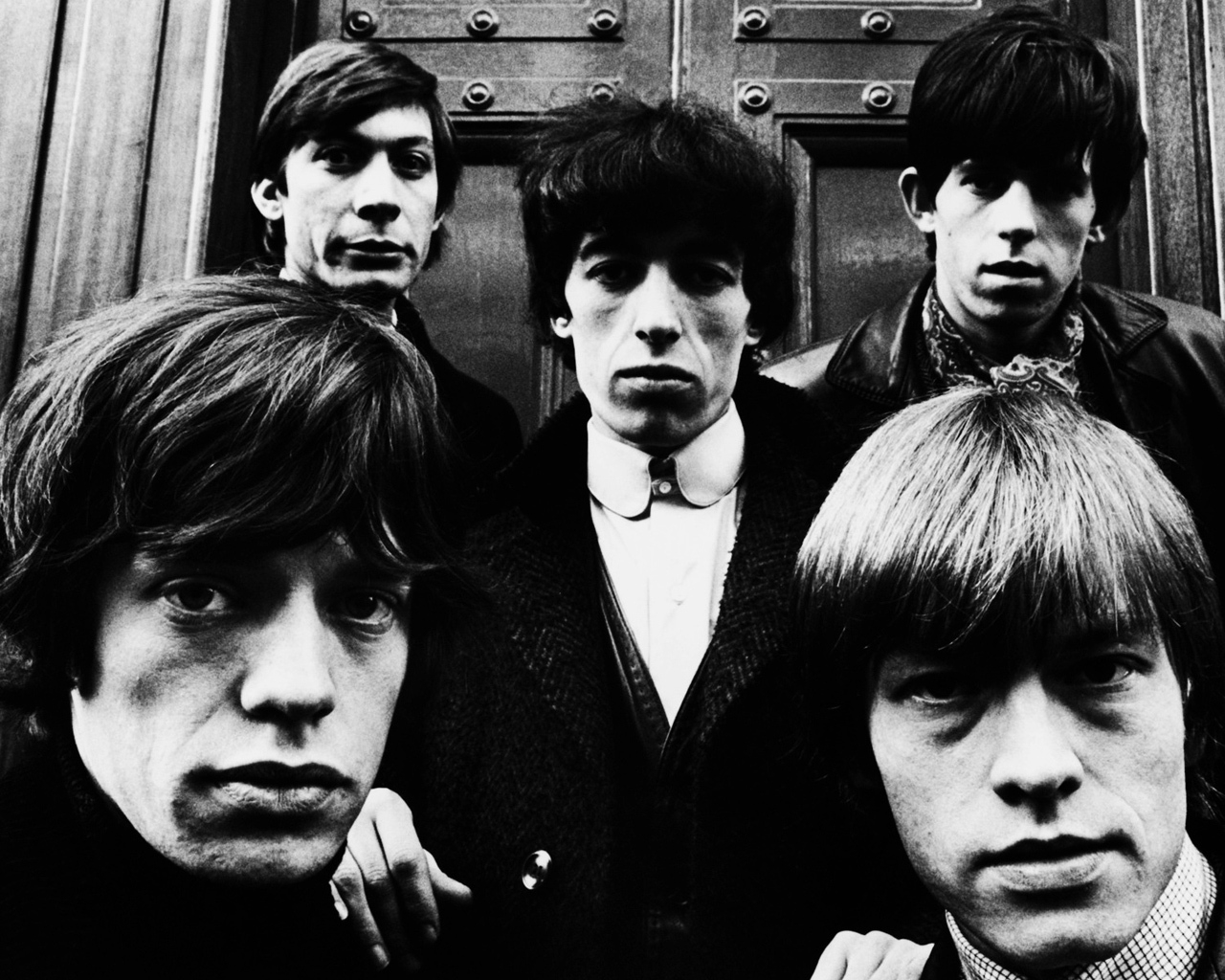 Rolling Stones Black and White for 1280 x 1024 resolution