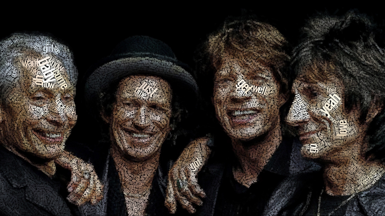 Rolling Stones Members for 1280 x 720 HDTV 720p resolution