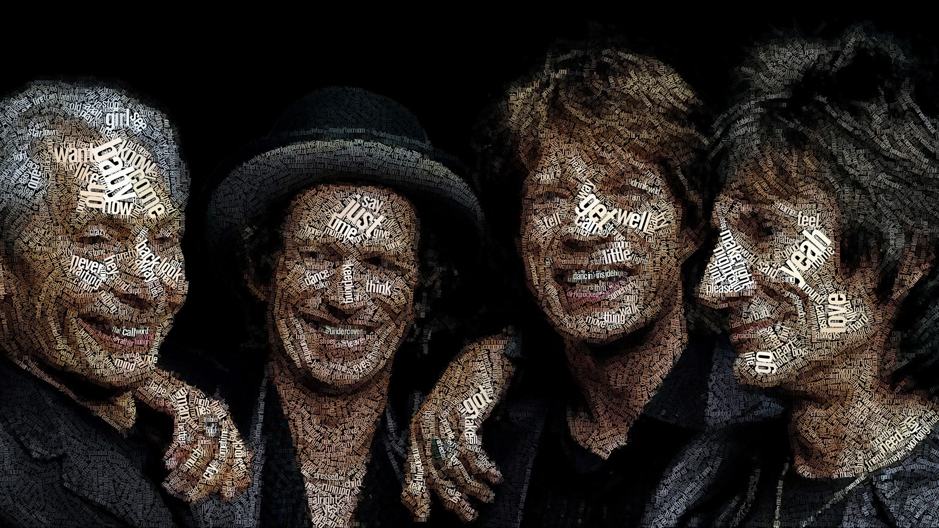 Rolling Stones Members for 1920 x 1080 HDTV 1080p resolution