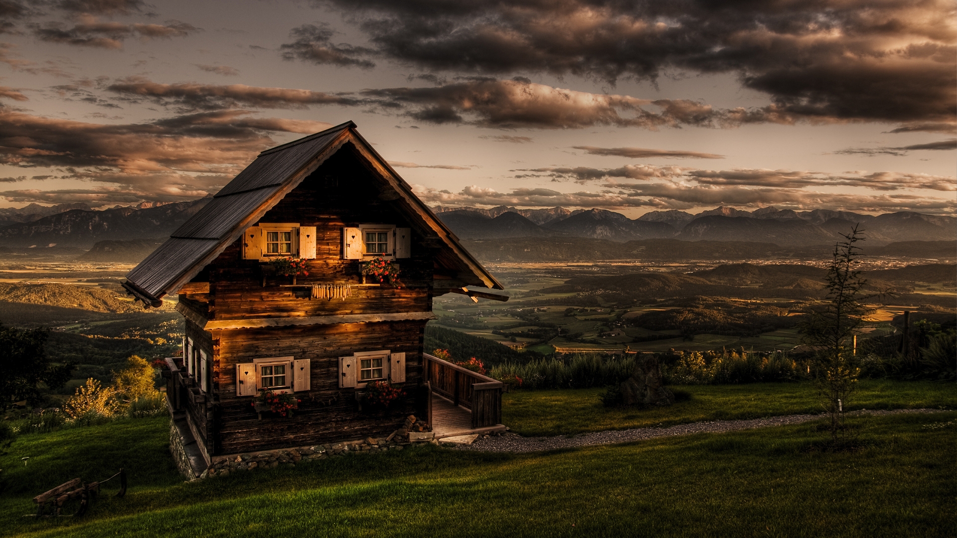 Romantic Cottage for 1920 x 1080 HDTV 1080p resolution