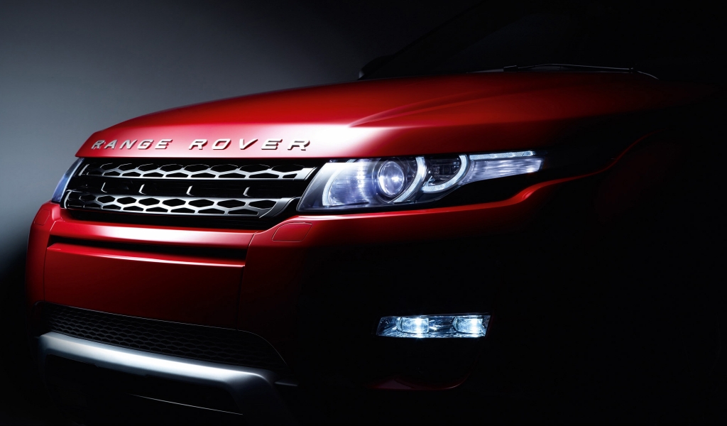 Rover Evoque Headlights for 1024 x 600 widescreen resolution