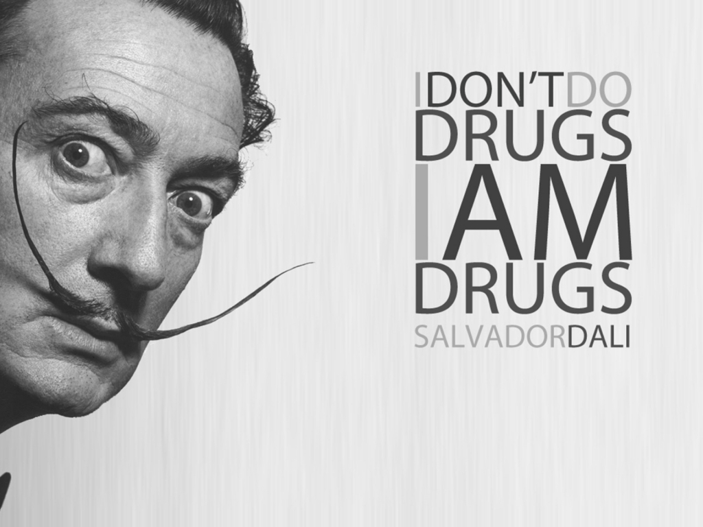 Salvador Dali Quote for 1024 x 768 resolution
