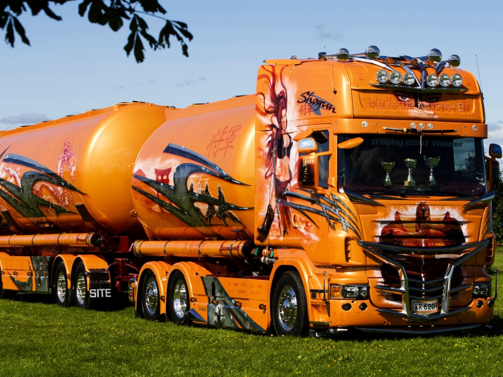 Scania Tanker for 1024 x 768 resolution