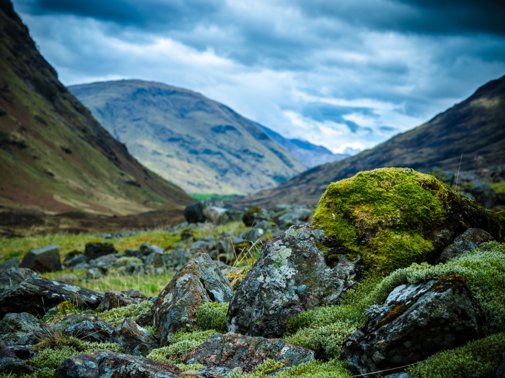 Scottish Highlands for 1024 x 768 resolution