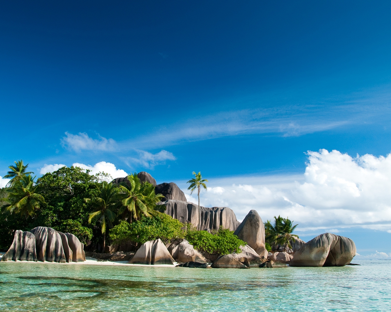 Seychelles Islands Landscape for 1280 x 1024 resolution
