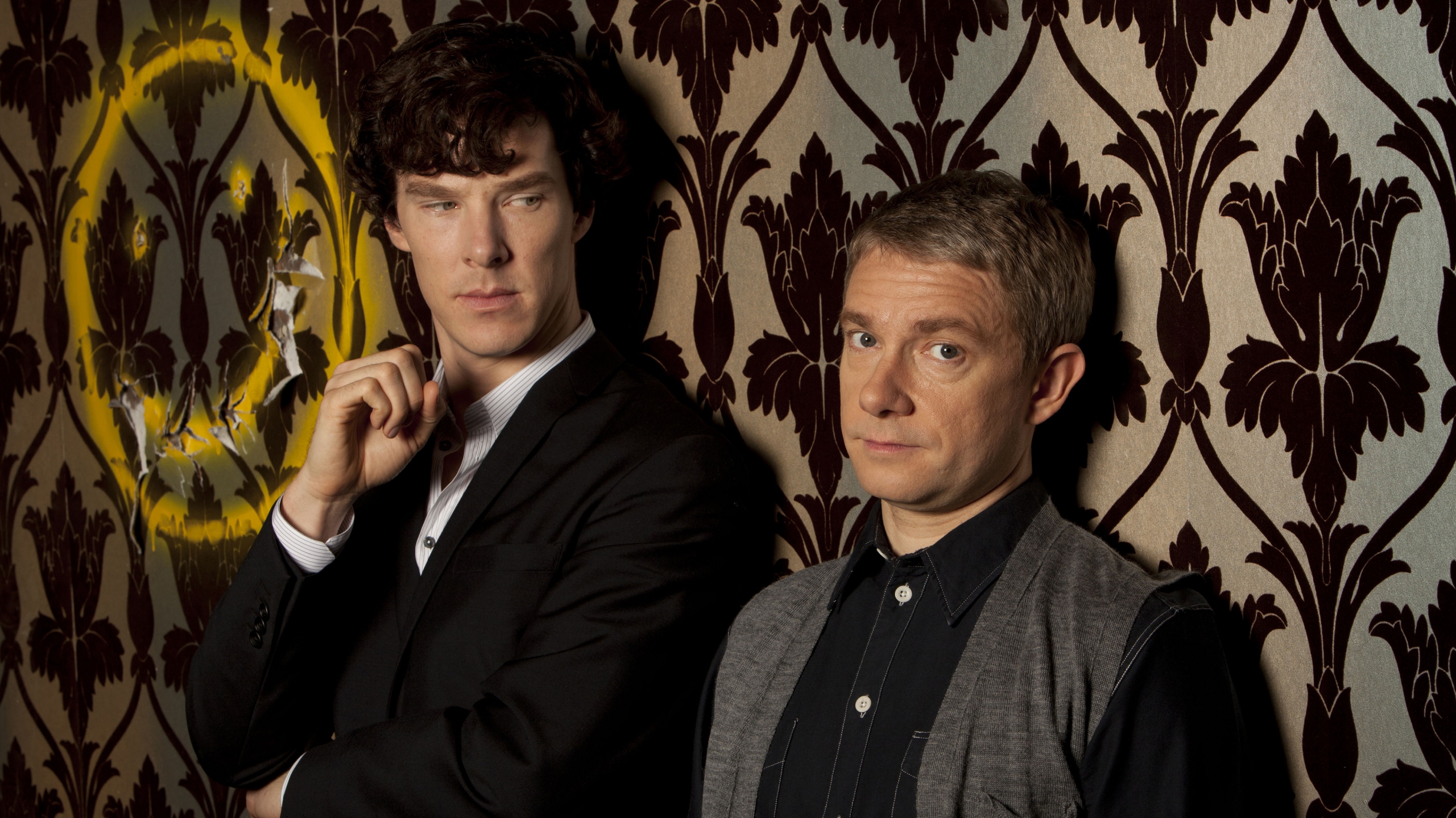 Sherlock and John for 2560x1440 HDTV resolution