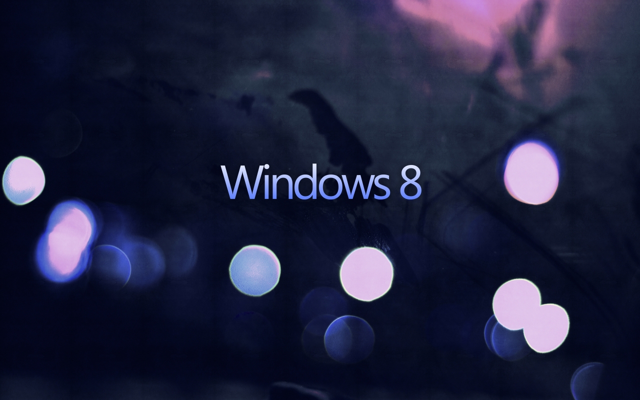 Simple Windows 8 for 1280 x 800 widescreen resolution