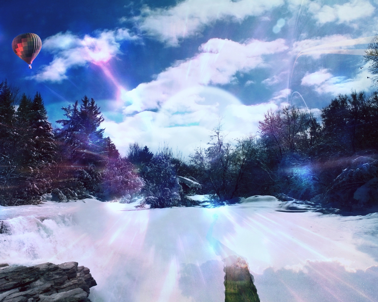 Snowy Dream for 1280 x 1024 resolution