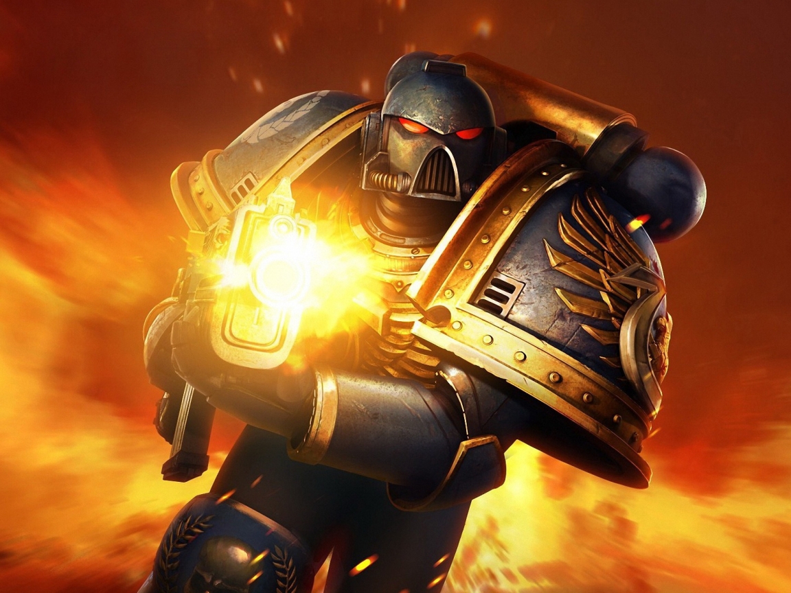 Space Marines Warhammer 40000 for 1152 x 864 resolution
