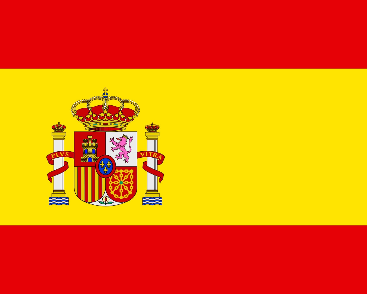 Spain Flag for 1280 x 1024 resolution