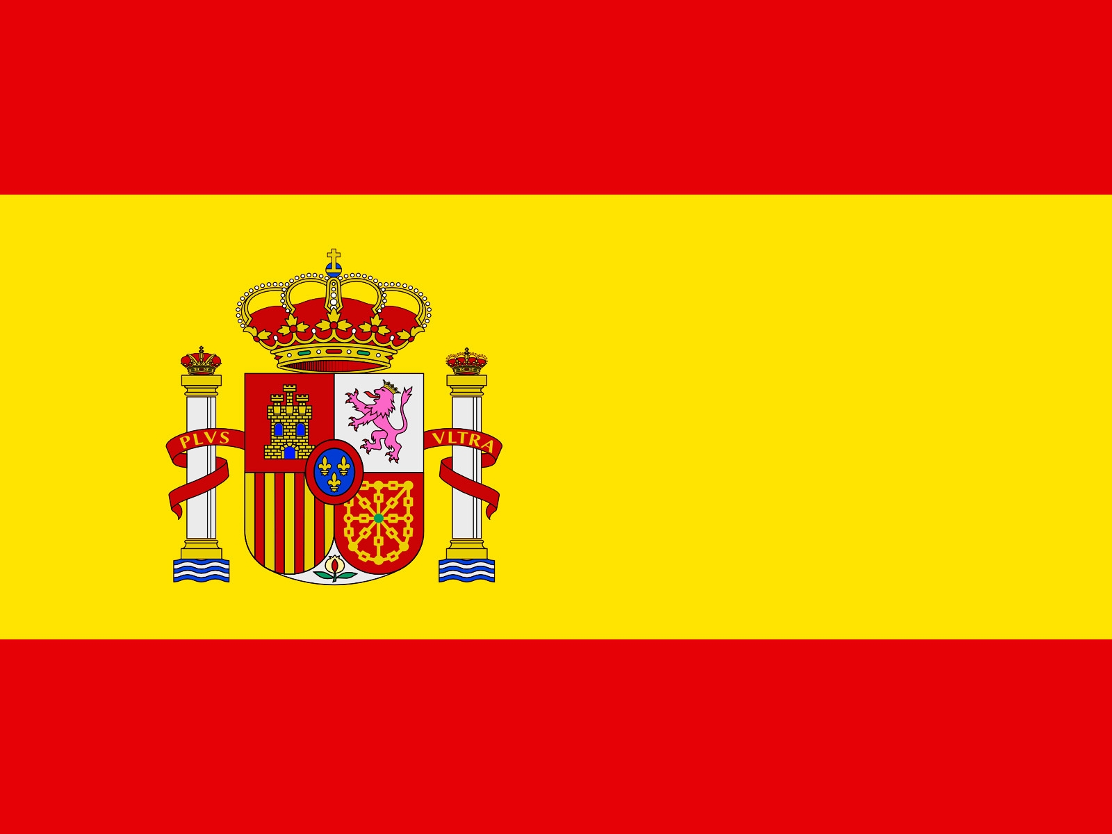 Spain Flag for 1600 x 1200 resolution