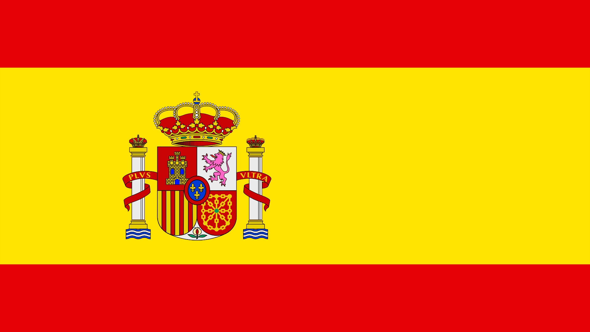 Spain Flag for 1920 x 1080 HDTV 1080p resolution