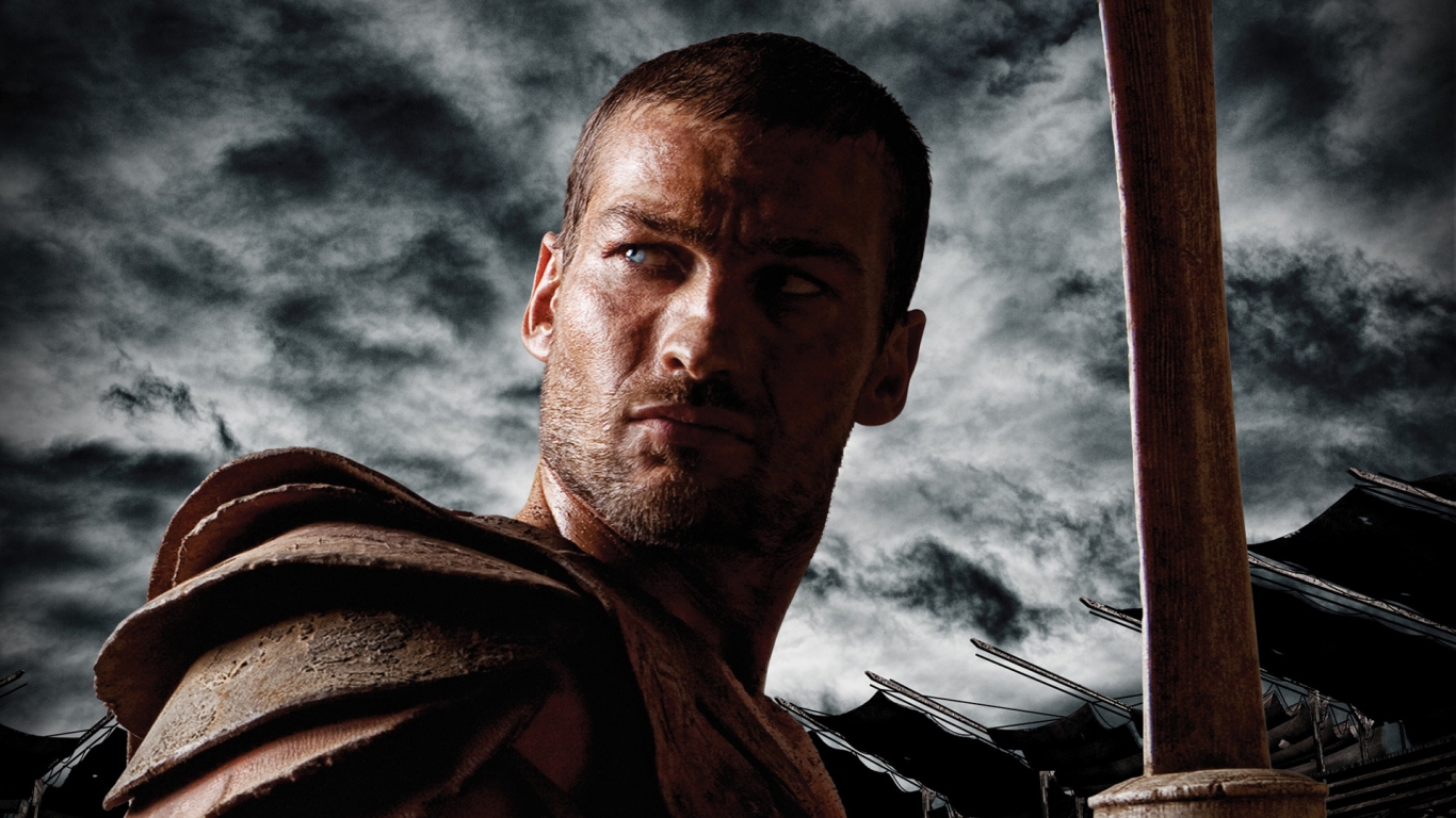 Spartacus Blood and Sand Season for 1366 x 768 HDTV resolution