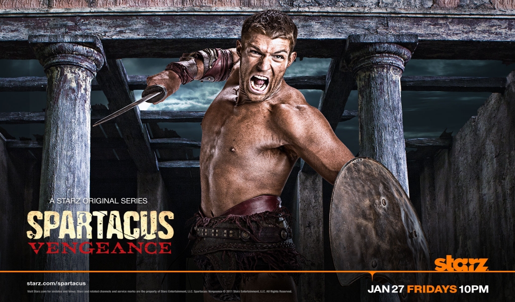 Spartacus Vengeance for 1024 x 600 widescreen resolution