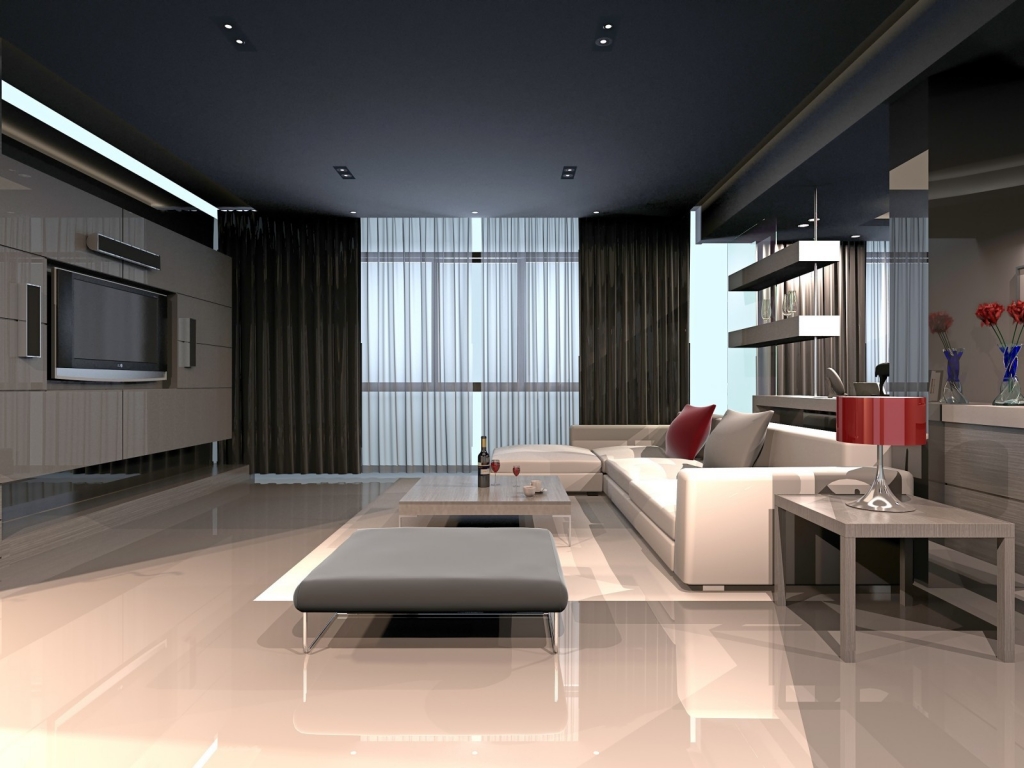 Spectacular Living Room Design for 1024 x 768 resolution
