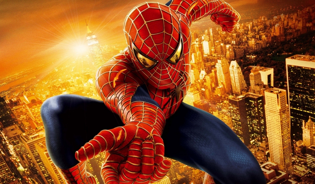 Spiderman Up for 1024 x 600 widescreen resolution