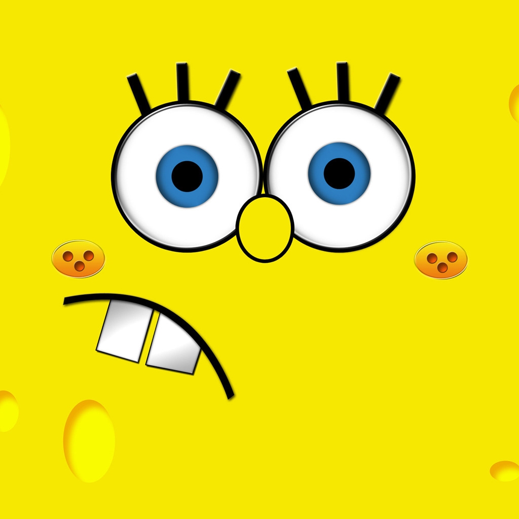 SpongeBob for 1024 x 1024 iPad resolution