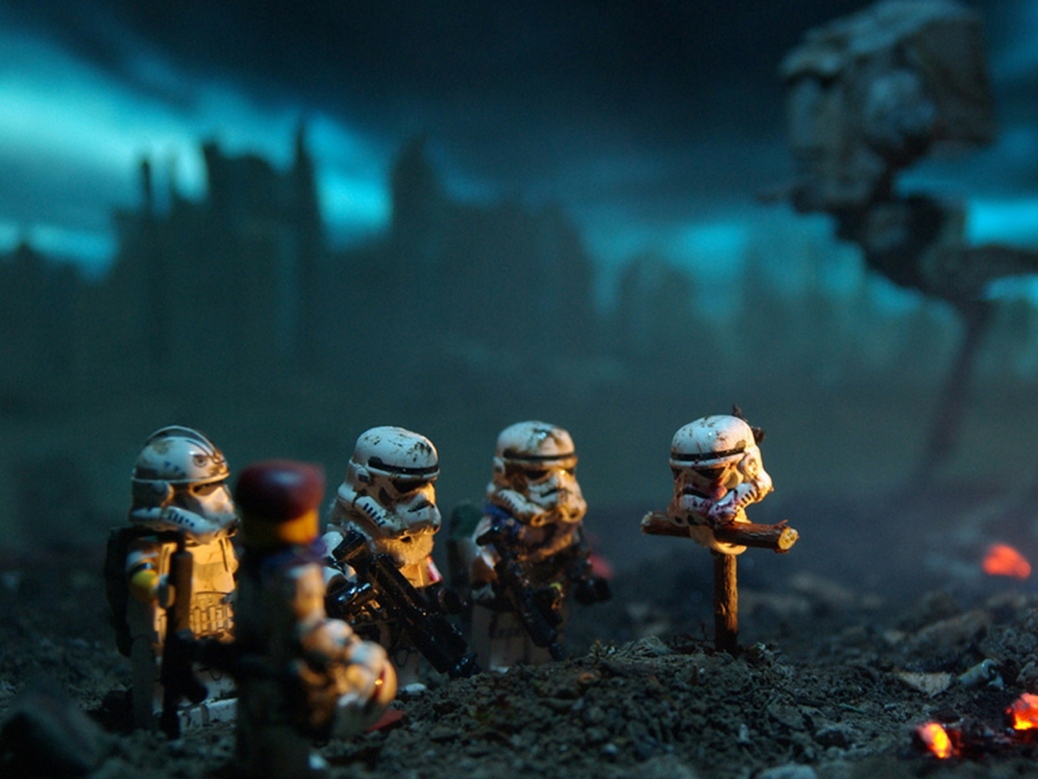 Star Wars Lego Soldiers for 1152 x 864 resolution