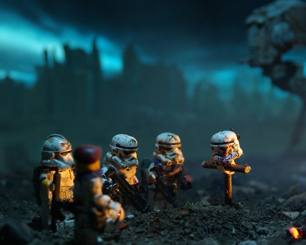 Star Wars Lego Soldiers for 1280 x 1024 resolution