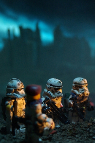 Star Wars Lego Soldiers for 320 x 480 iPhone resolution