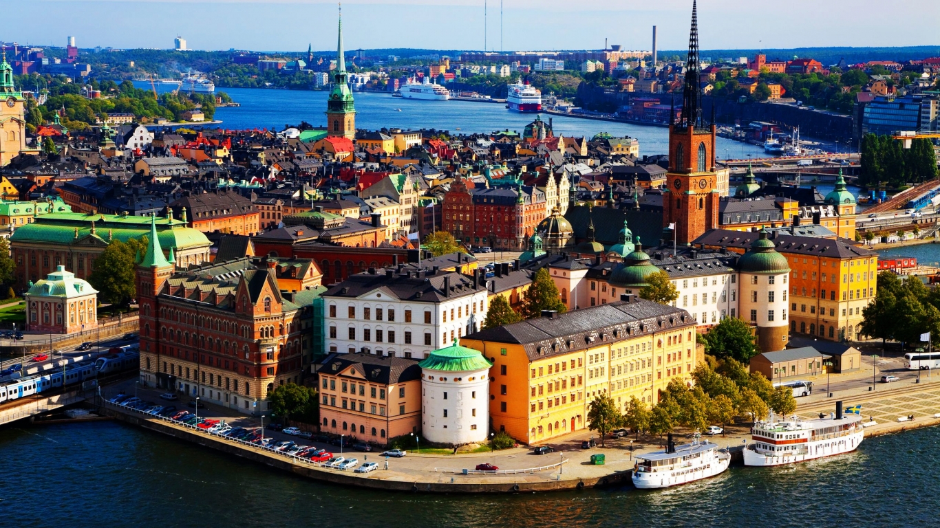 Stockholm Sweden for 1366 x 768 HDTV resolution