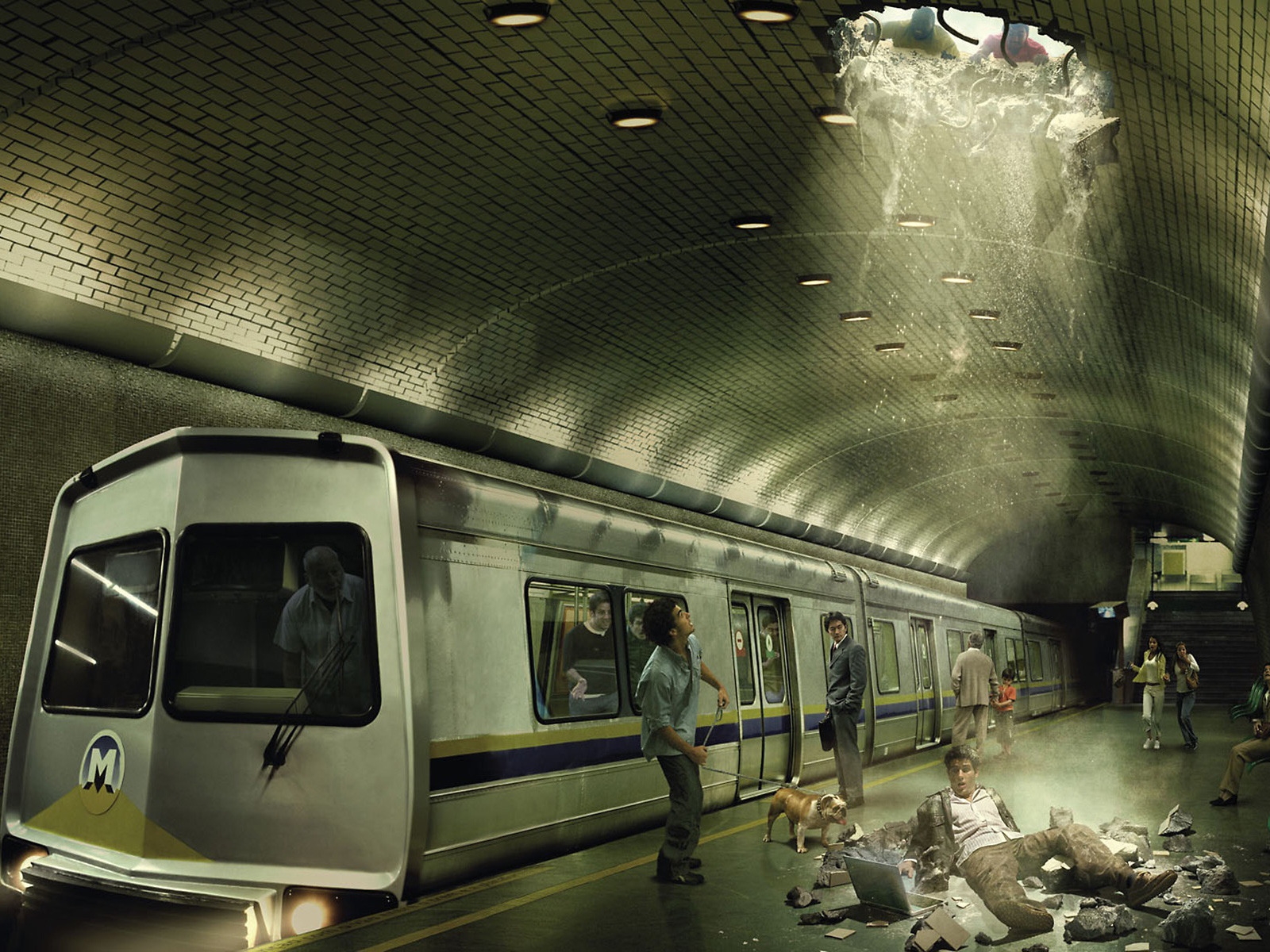 Subway Crash for 1600 x 1200 resolution