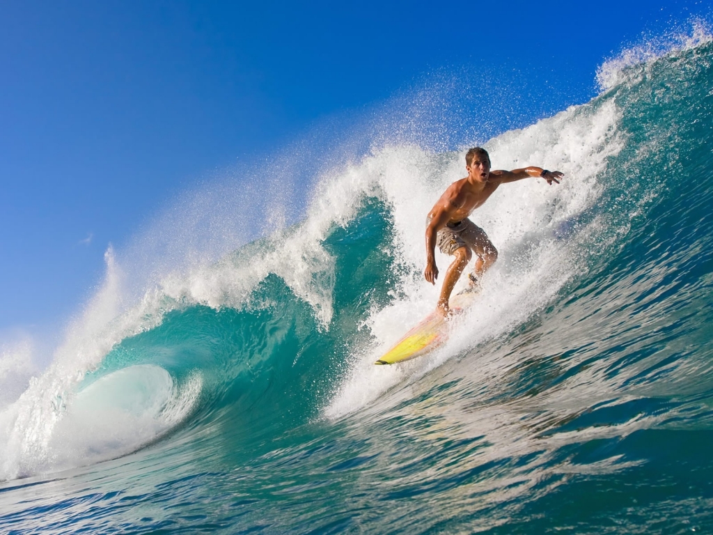 Summer Surf for 1024 x 768 resolution