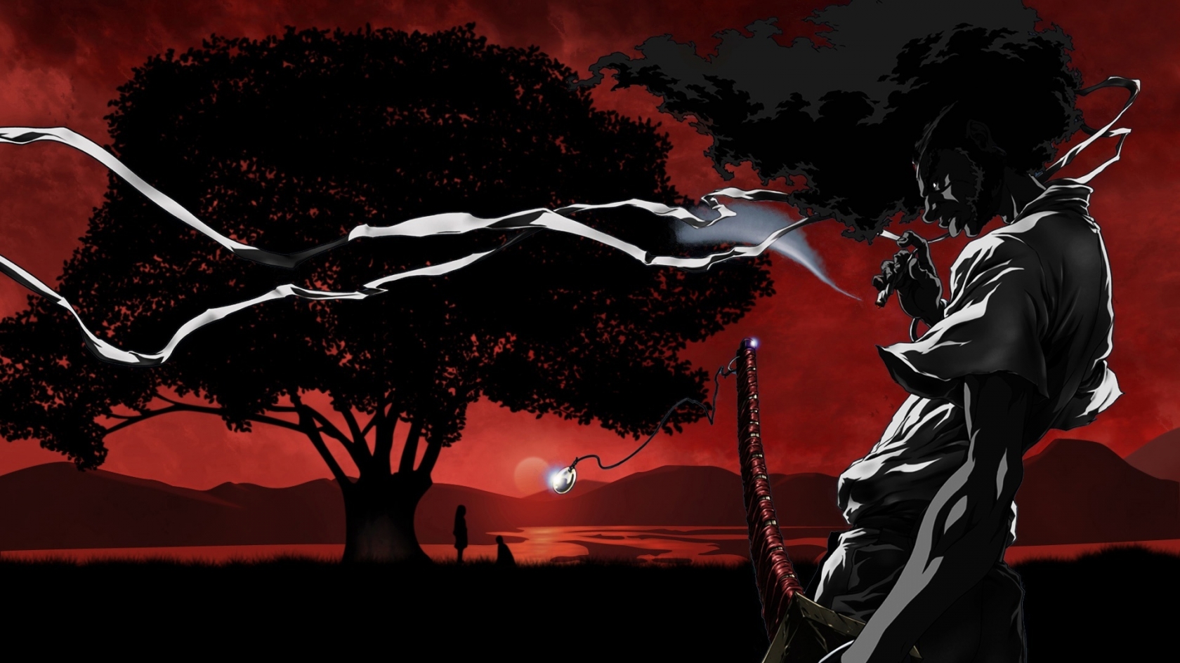 Sundown Afro Samurai for 1680 x 945 HDTV resolution