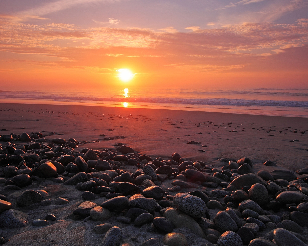 Sunset Beach for 1280 x 1024 resolution