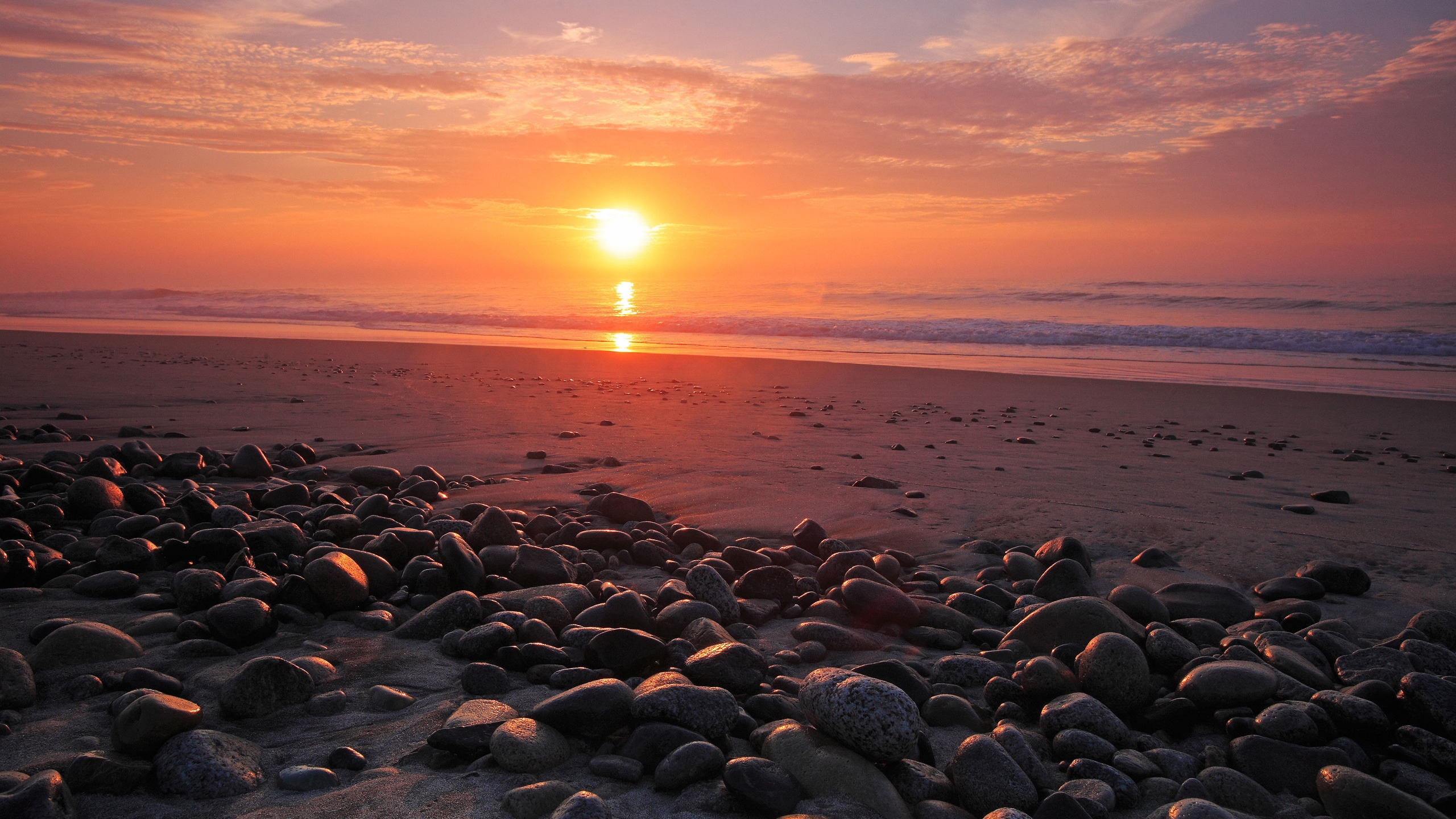 Sunset Beach for 2560x1440 HDTV resolution