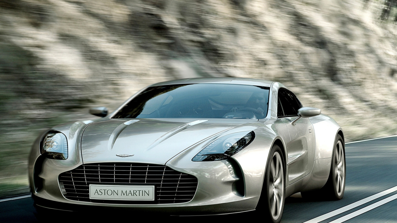 Superb Aston Martin Coupe for 1366 x 768 HDTV resolution