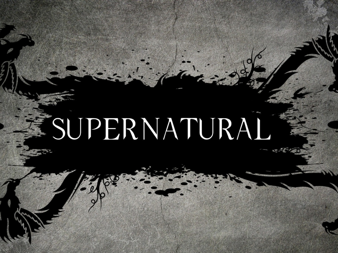 Supernatural Tv Series Logo for 1152 x 864 resolution