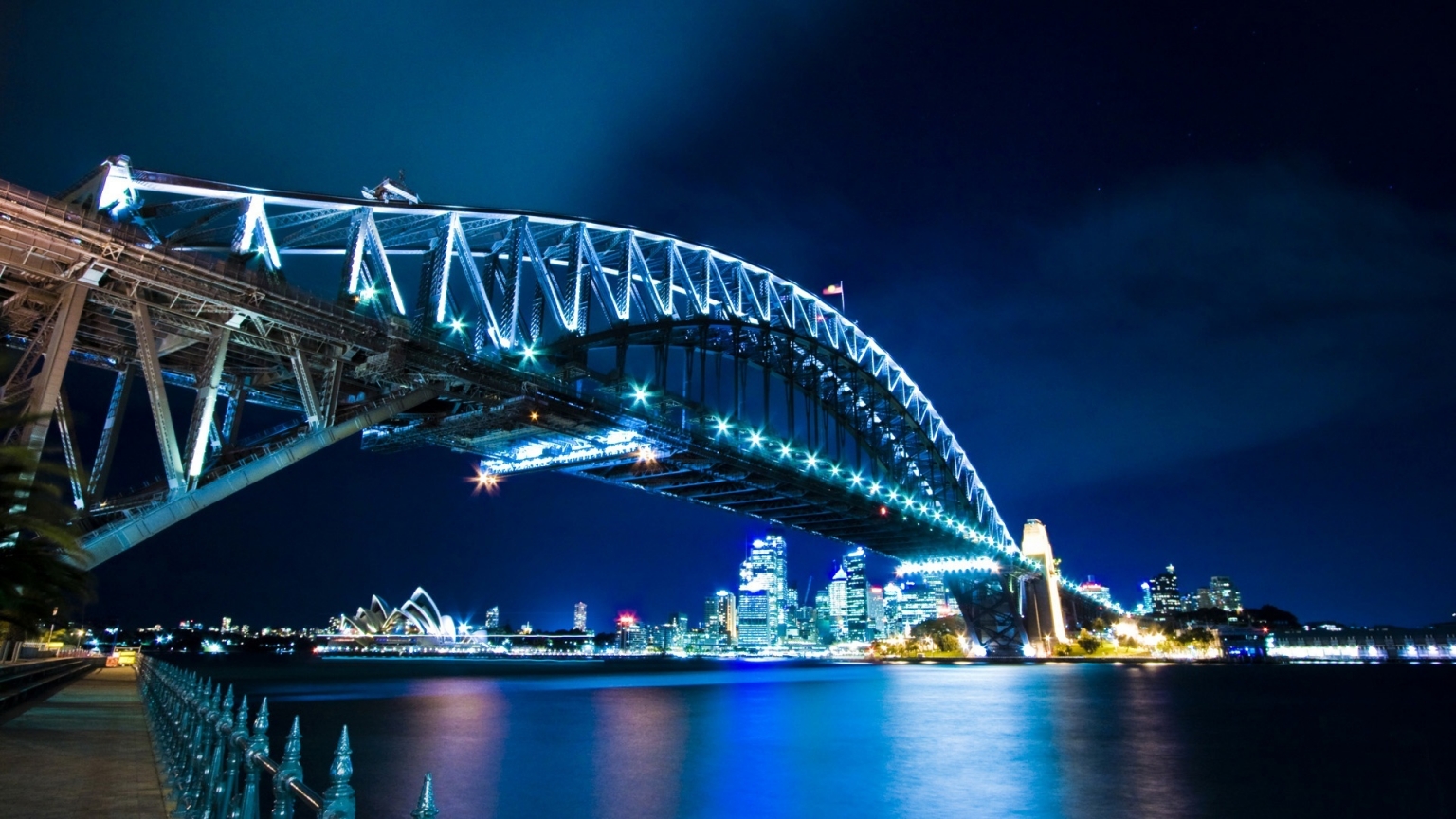 Sydney Harbour Bridge for 1536 x 864 HDTV resolution