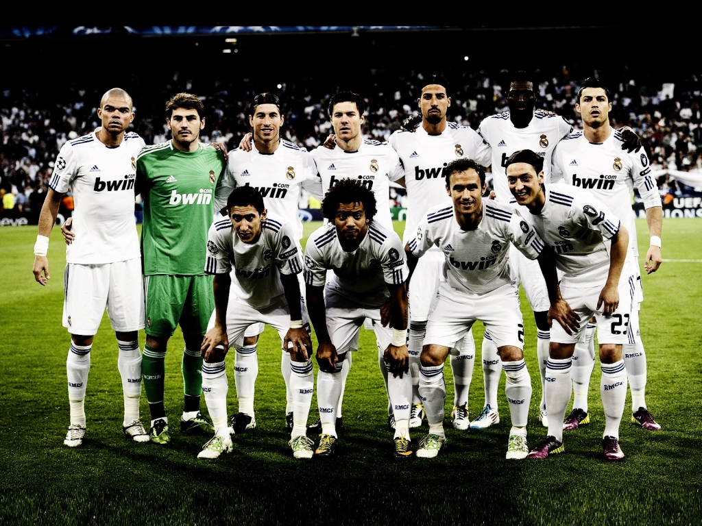 Team of Real Madrid for 1024 x 768 resolution