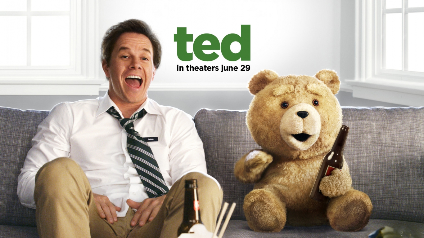 Ted The Movie for 1366 x 768 HDTV resolution
