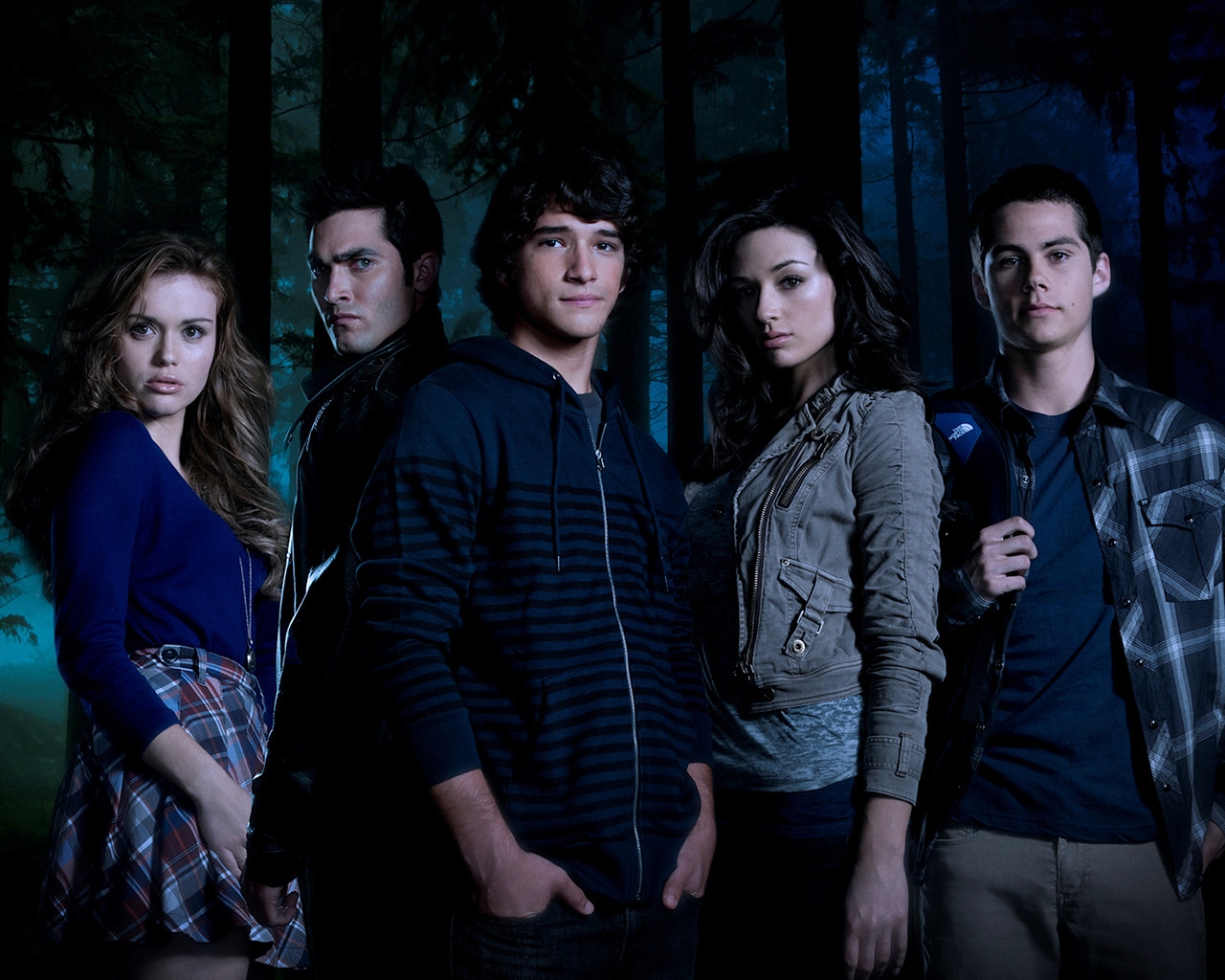 Teen Wolf Cast for 1280 x 1024 resolution