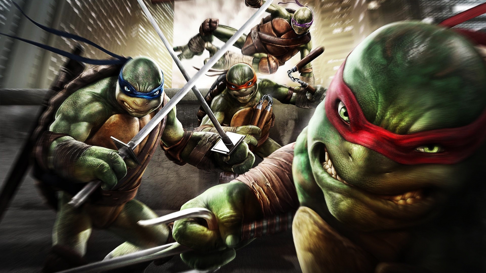 Teenage Mutant Ninja Turtles Out Of The Shadows for 1680 x 945 HDTV resolution