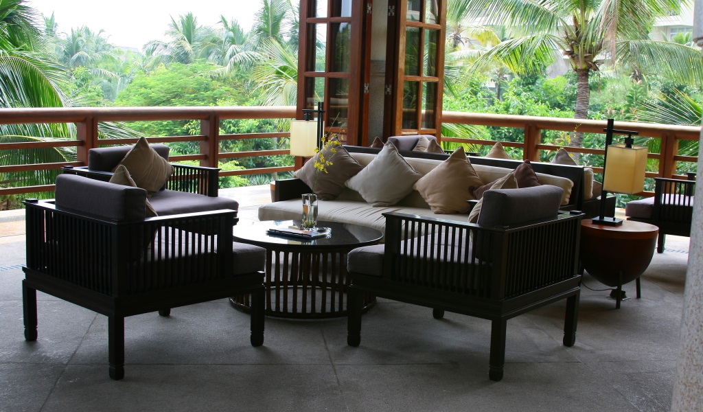 Terrace Furniture for 1024 x 600 widescreen resolution