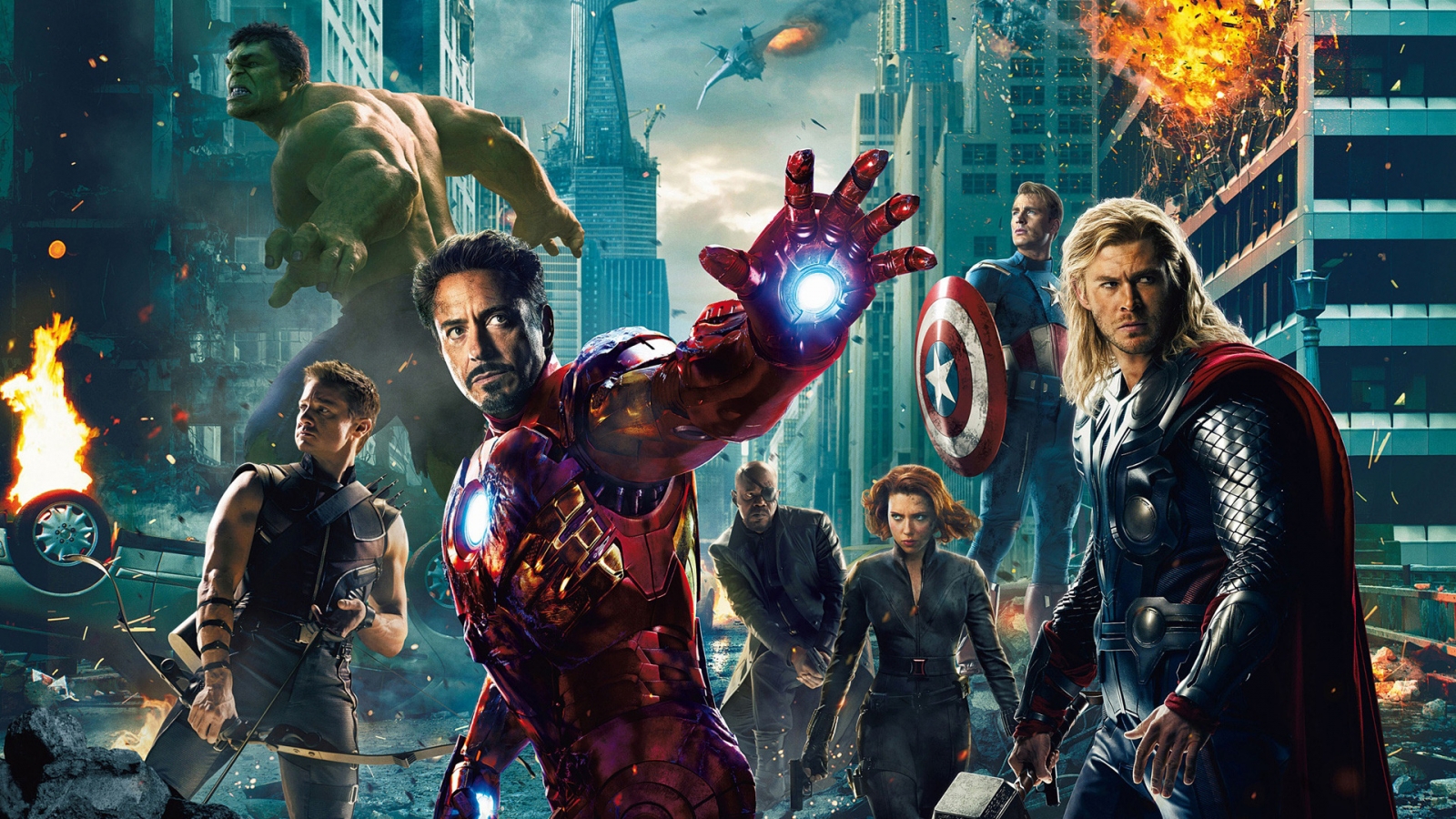 The Avengers for 1600 x 900 HDTV resolution