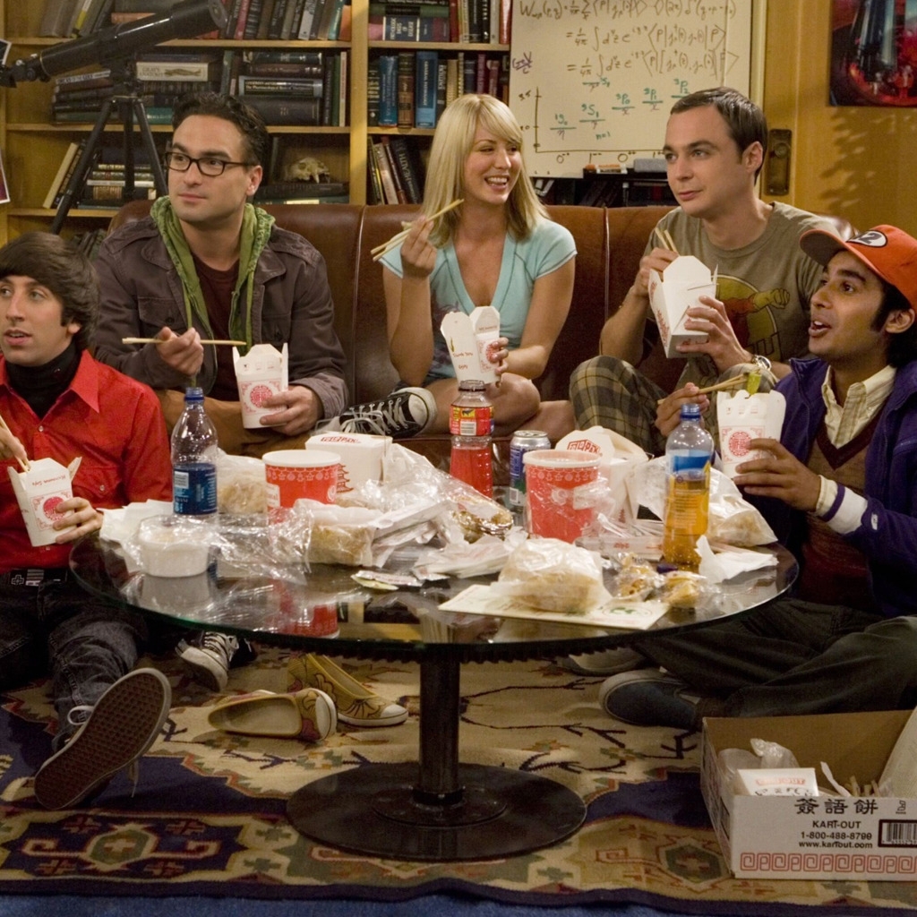 The Big Bang Theory Characters for 1024 x 1024 iPad resolution