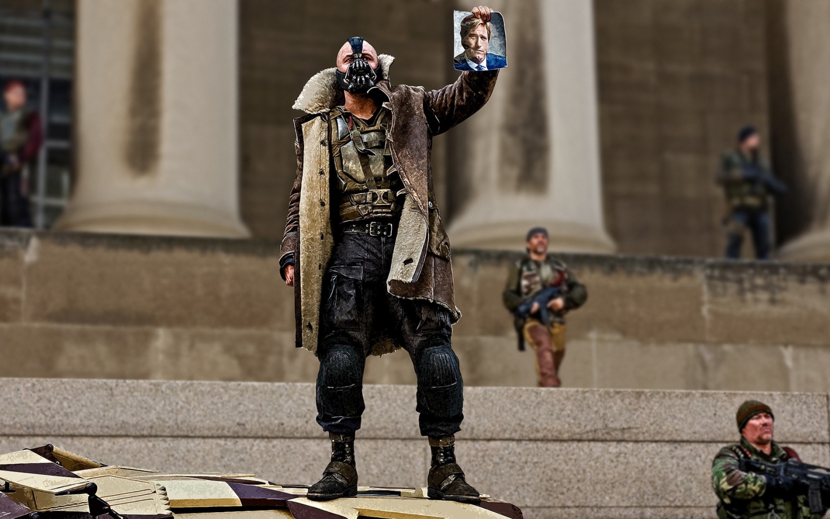 The Dark Knight Rises Bane for 1680 x 1050 widescreen resolution