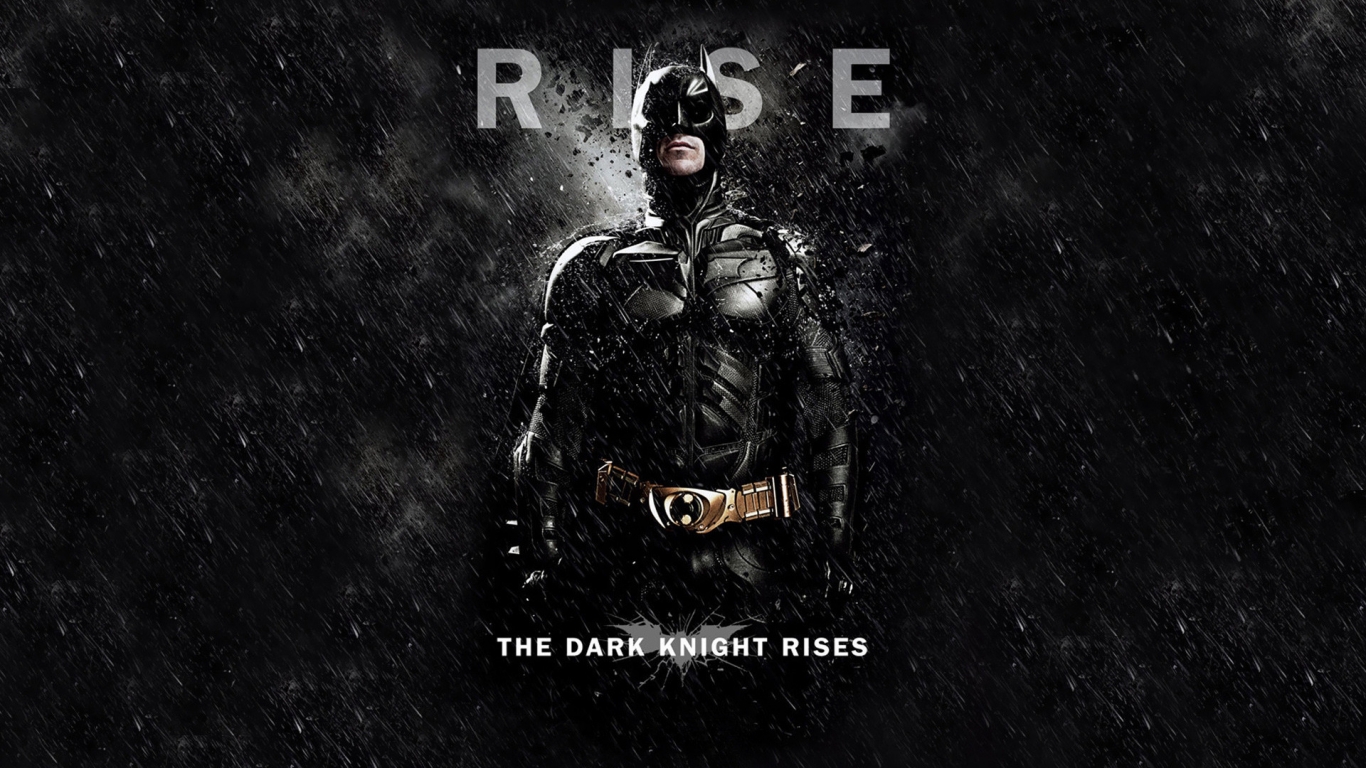 The Dark Knight Rises Film for 1366 x 768 HDTV resolution
