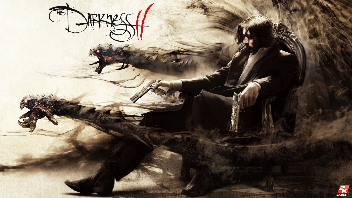 The Darkness II for 1366 x 768 HDTV resolution